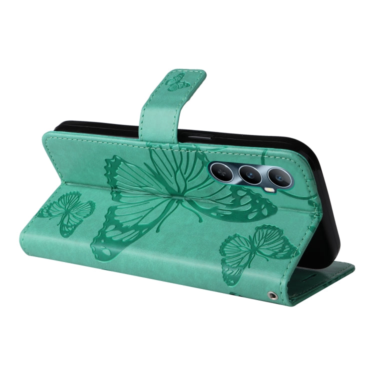 For Realme C65 4G 3D Butterfly Embossed Flip Leather Phone Case