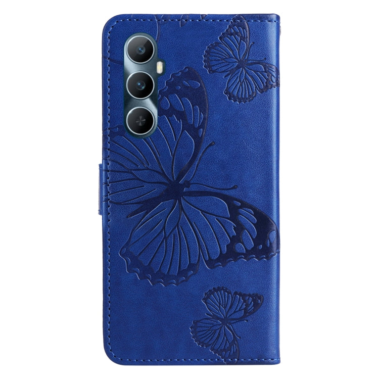 For Realme C65 4G 3D Butterfly Embossed Flip Leather Phone Case