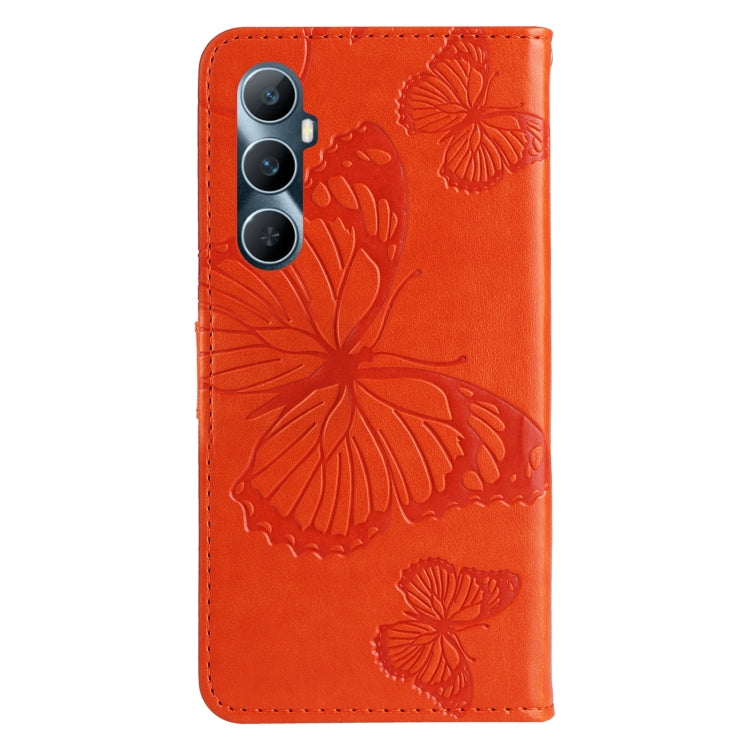 For Realme C65 4G 3D Butterfly Embossed Flip Leather Phone Case