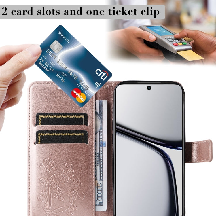 For Realme C65 4G 3D Butterfly Embossed Flip Leather Phone Case