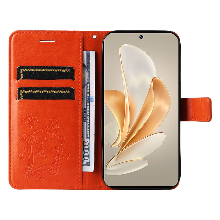 For vivo V29e Global / Y200 5G Global 3D Butterfly Embossed Flip Leather Phone Case