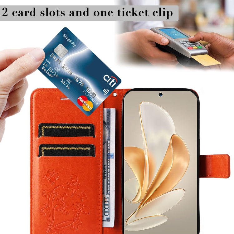 For vivo V29e Global / Y200 5G Global 3D Butterfly Embossed Flip Leather Phone Case