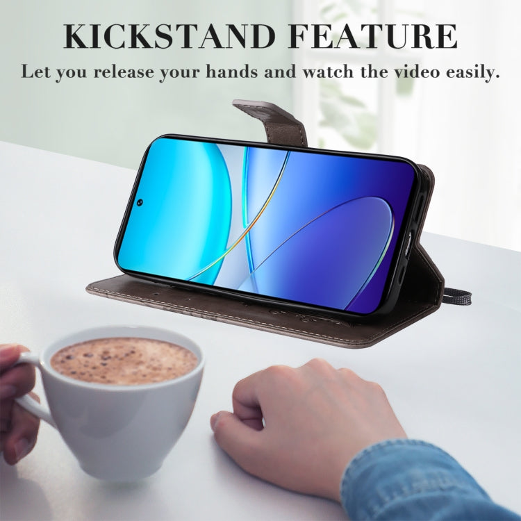 For vivo Y200e 5G Global / V30 Lite India 3D Butterfly Embossed Flip Leather Phone Case