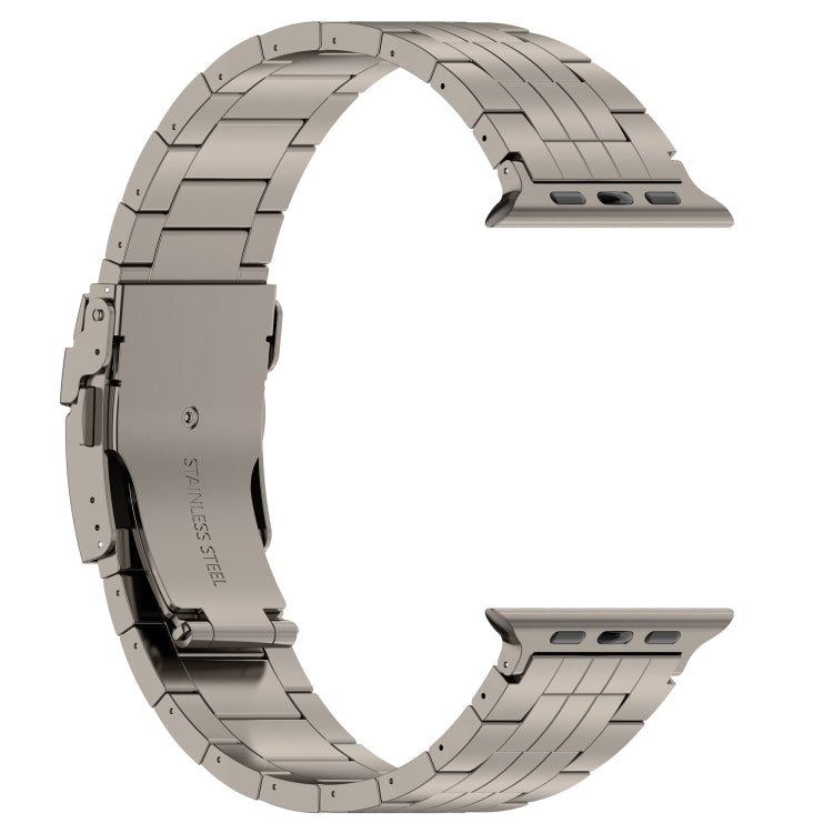 For Apple Watch Series 7 41mm Armor 5-bead Titanium Watch Band