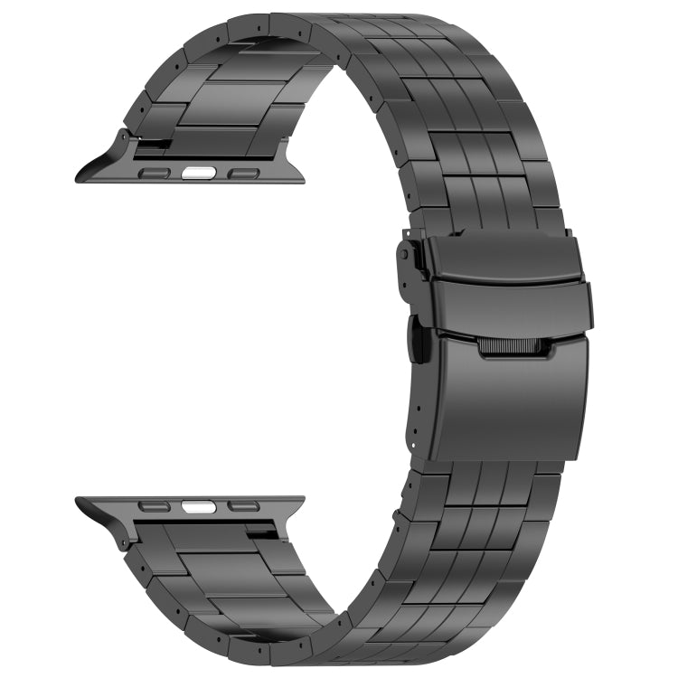 For Apple Watch Series 6 44mm Armor 5-bead Titanium Watch Band