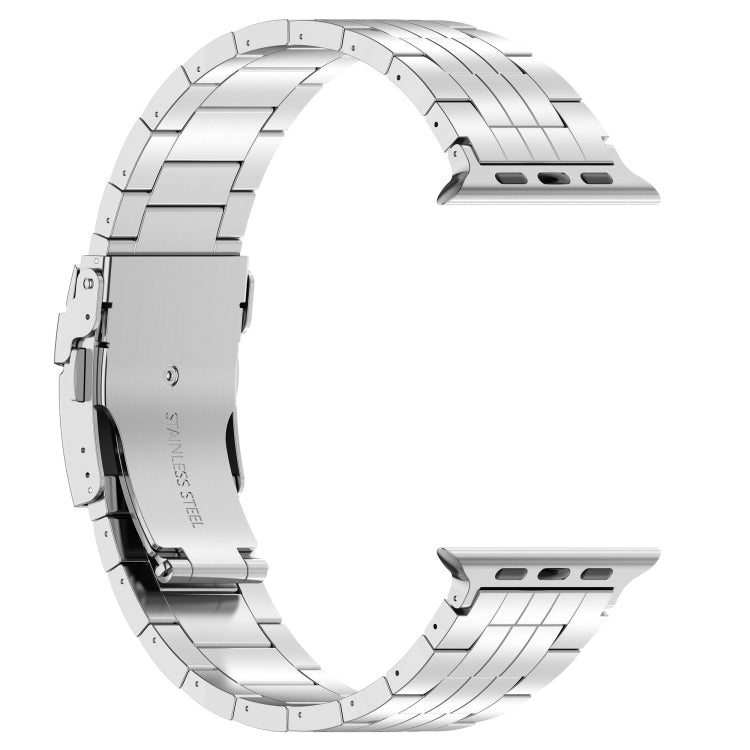 For Apple Watch Series 6 44mm Armor 5-bead Titanium Watch Band