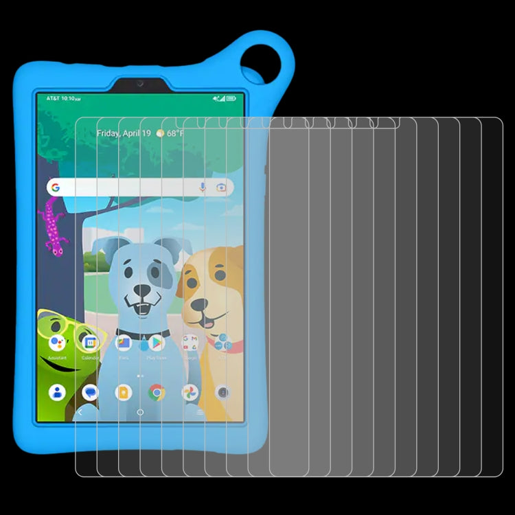 For AT&T amiGo Jr. Tab 8.0 25pcs 9H 0.3mm Explosion-proof Tempered Glass Film