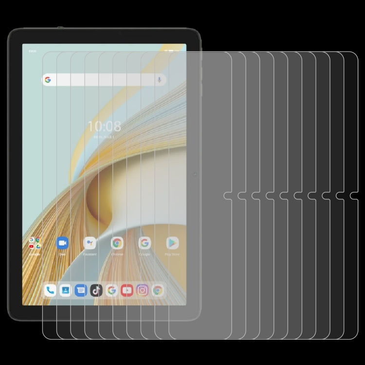For VORTEX  ZTab10 10.1 25pcs 9H 0.3mm Explosion-proof Tempered Glass Film