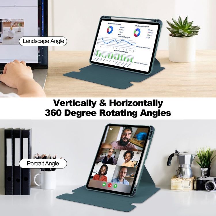 For iPad Pro 13 2025 / 2024 Transparent Rotation Smart Leather Tablet Case