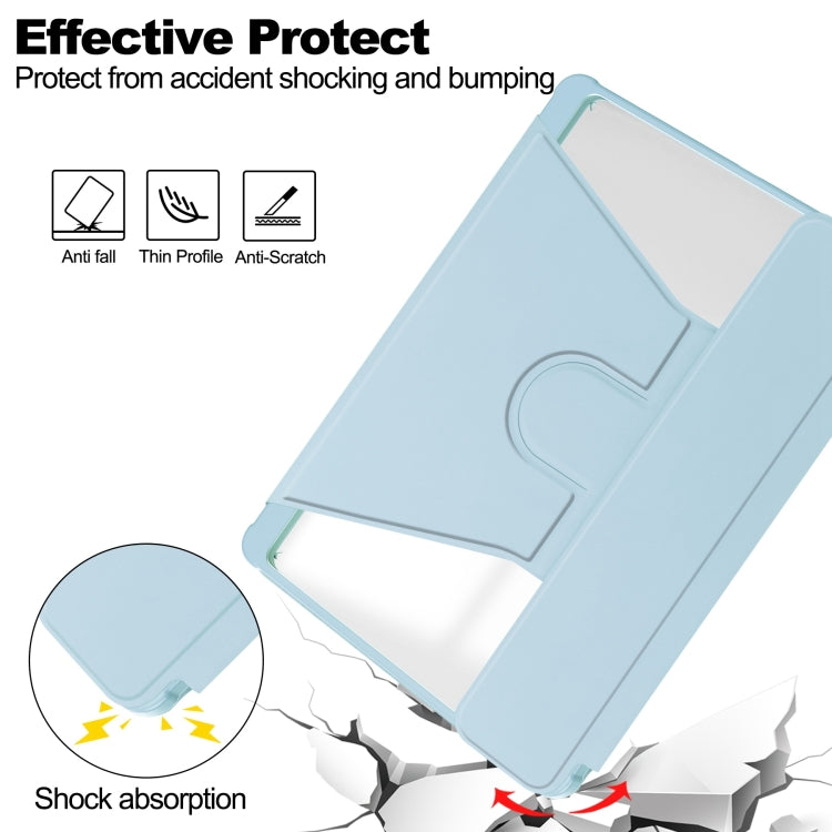 For iPad Pro 13 2025 / 2024 Transparent Rotation Smart Leather Tablet Case