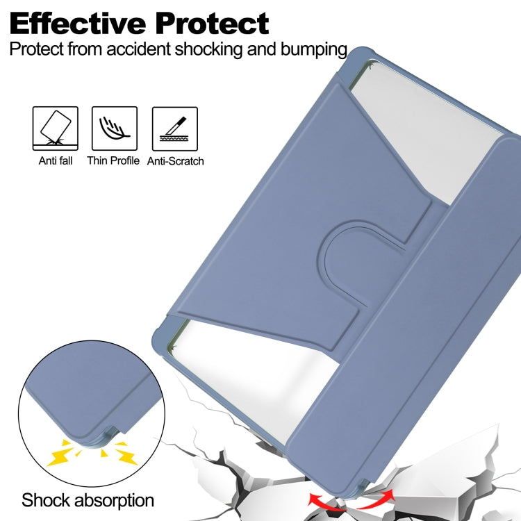 For iPad Pro 13 2025 / 2024 Transparent Rotation Smart Leather Tablet Case