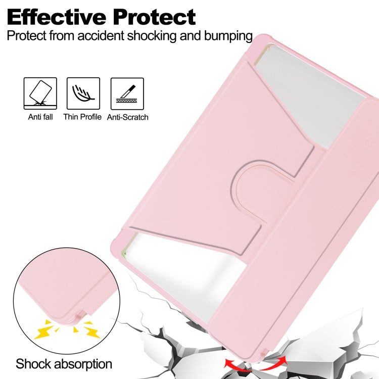 For iPad Pro 13 2025 / 2024 Transparent Rotation Smart Leather Tablet Case