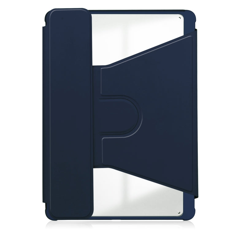 For iPad Pro 13 2025 / 2024 Transparent Rotation Smart Leather Tablet Case