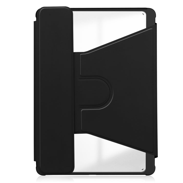 For iPad Air 13 2026 / 2025 / 2024 Transparent Rotation Smart Leather Tablet Case