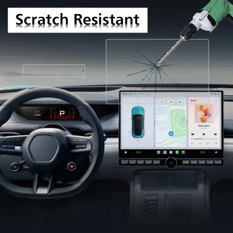 For XIAOMI SU7 2pcs Car Navigator Protective Film Tempered Glass Film