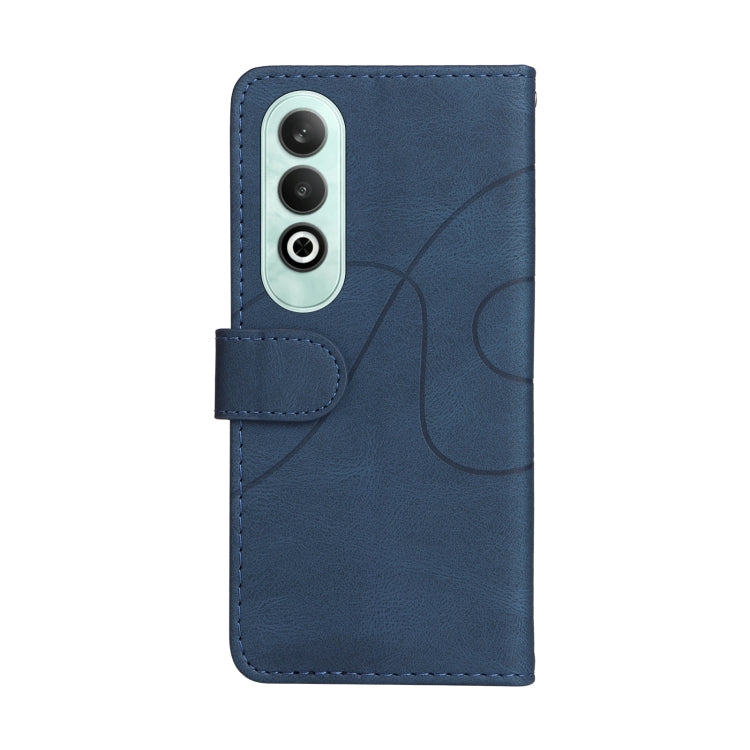For OnePlus Nord CE4 Dual-color Splicing Flip Leather Phone Case