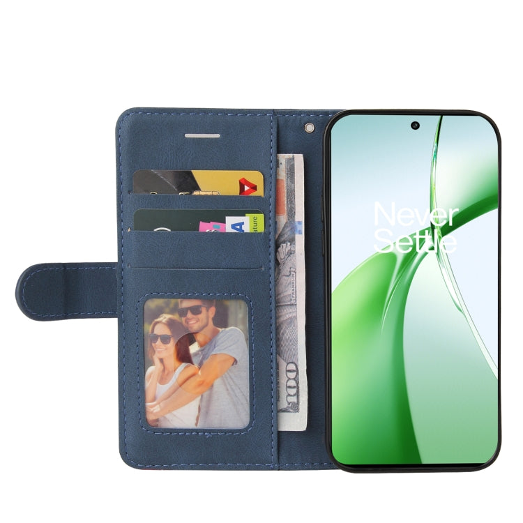 For OnePlus Nord CE4 Dual-color Splicing Flip Leather Phone Case