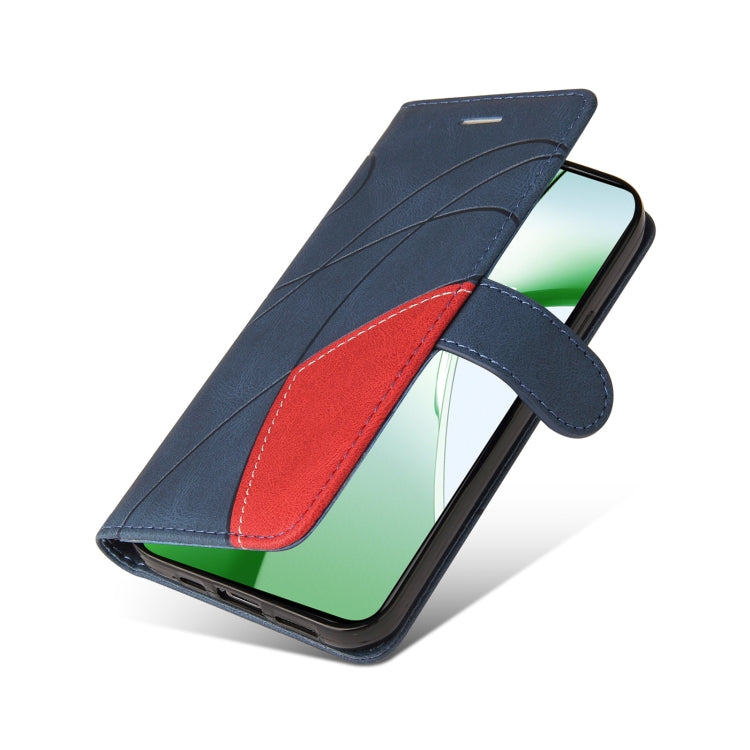For OnePlus Nord CE4 Dual-color Splicing Flip Leather Phone Case