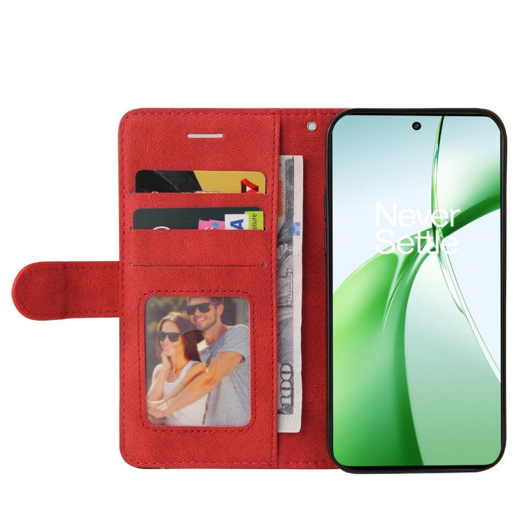 For OnePlus Nord CE4 Dual-color Splicing Flip Leather Phone Case