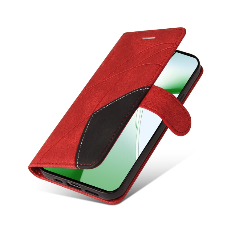 For OnePlus Nord CE4 Dual-color Splicing Flip Leather Phone Case