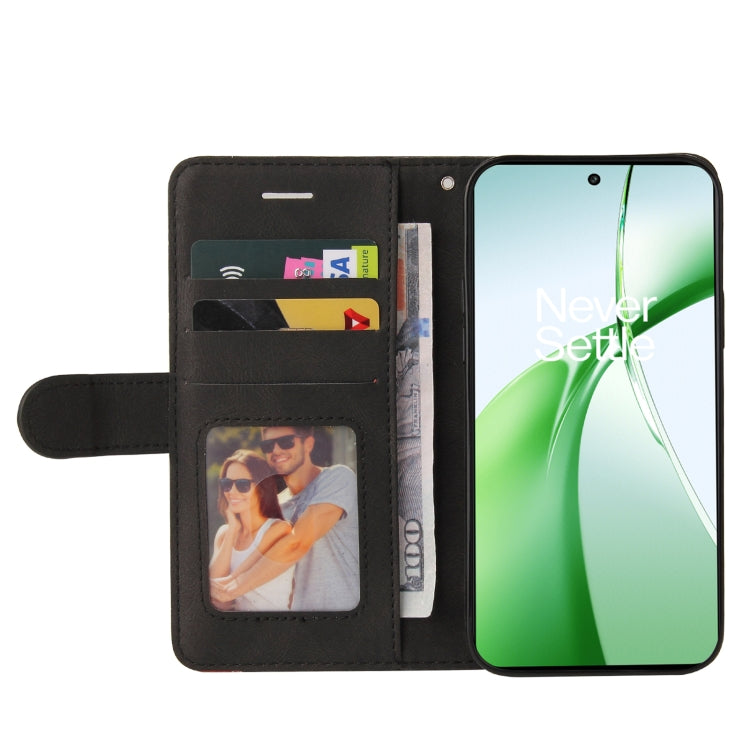 For OnePlus Nord CE4 Dual-color Splicing Flip Leather Phone Case