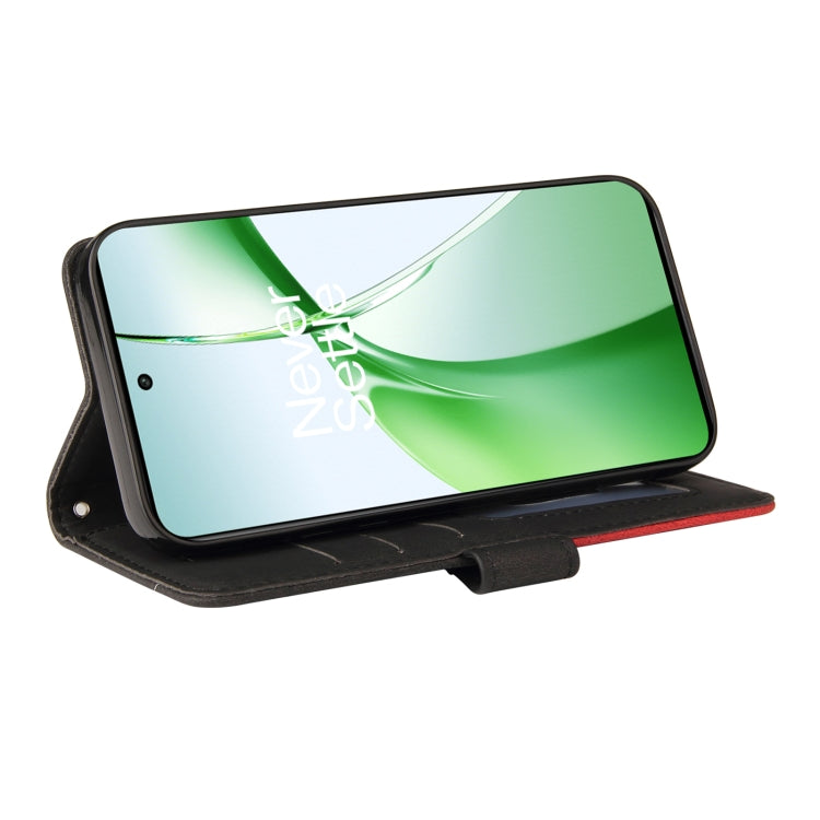 For OnePlus Nord CE4 Dual-color Splicing Flip Leather Phone Case