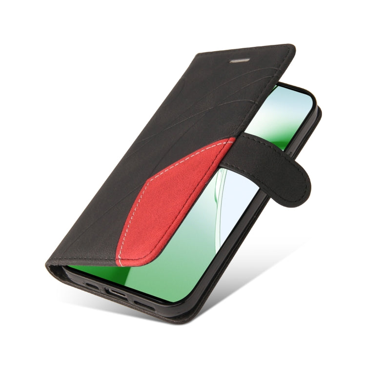 For OnePlus Nord CE4 Dual-color Splicing Flip Leather Phone Case