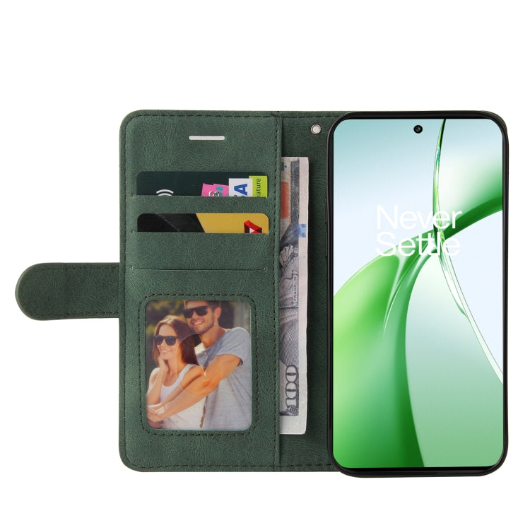 For OnePlus Nord CE4 Dual-color Splicing Flip Leather Phone Case