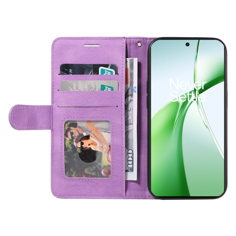 For OnePlus Nord CE4 Dual-color Splicing Flip Leather Phone Case