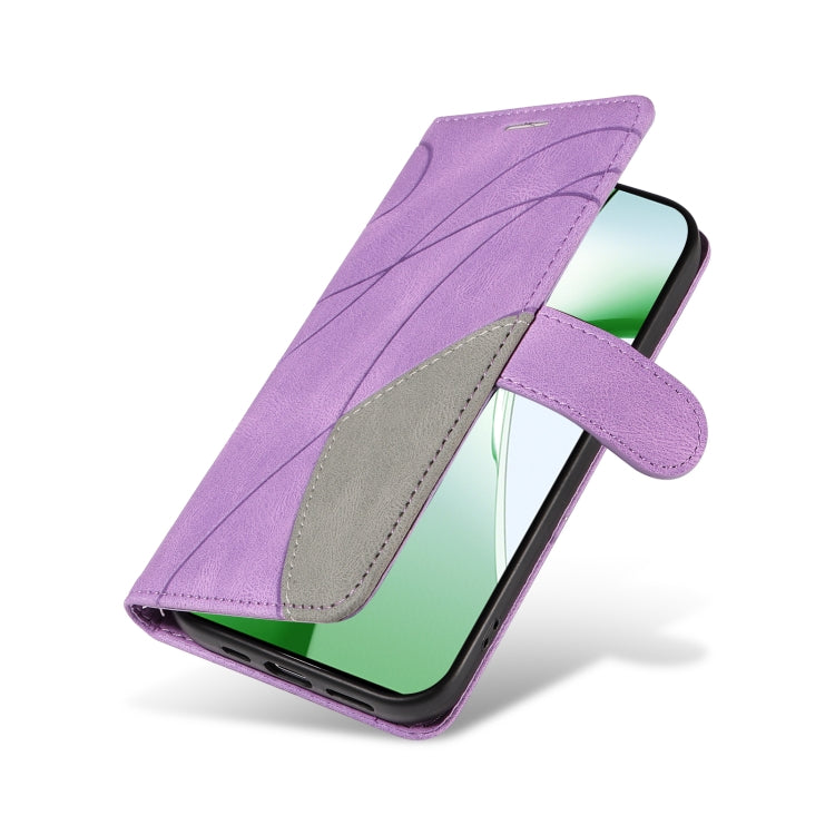 For OnePlus Nord CE4 Dual-color Splicing Flip Leather Phone Case