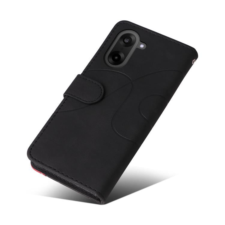 For OnePlus Nord CE5 Dual-color Splicing Flip Leather Phone Case