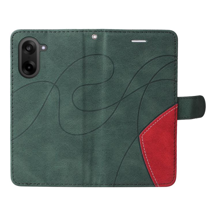 For OnePlus Nord CE5 Dual-color Splicing Flip Leather Phone Case