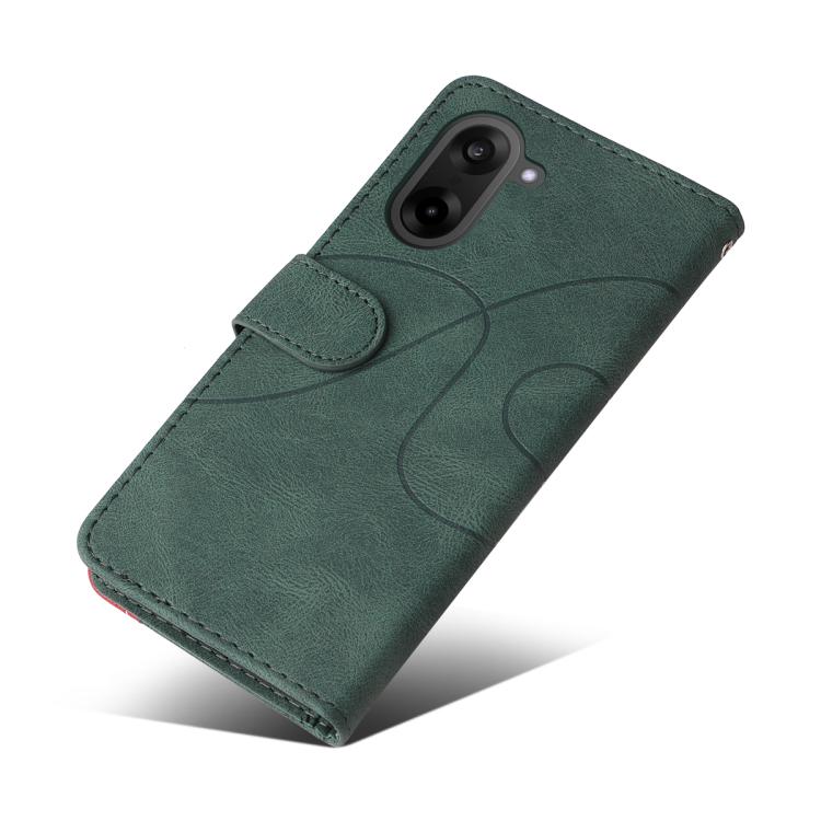 For OnePlus Nord CE5 Dual-color Splicing Flip Leather Phone Case