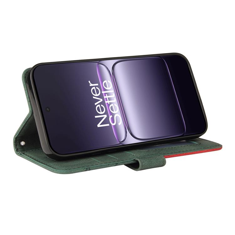 For OnePlus Nord CE5 Dual-color Splicing Flip Leather Phone Case