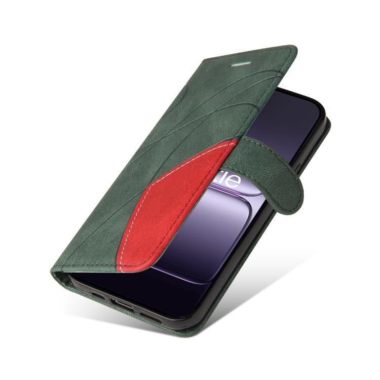 For OnePlus Nord CE5 Dual-color Splicing Flip Leather Phone Case