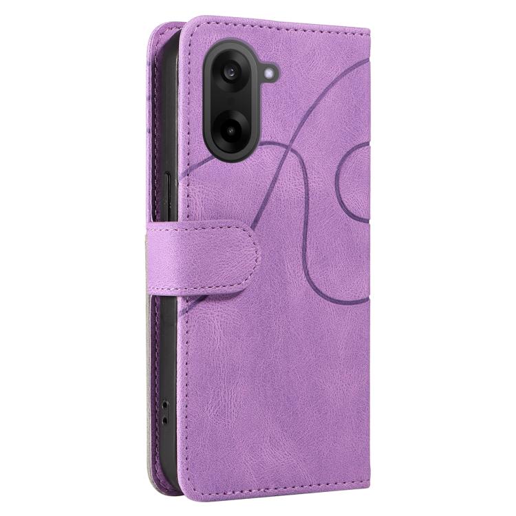 For OnePlus Nord CE5 Dual-color Splicing Flip Leather Phone Case