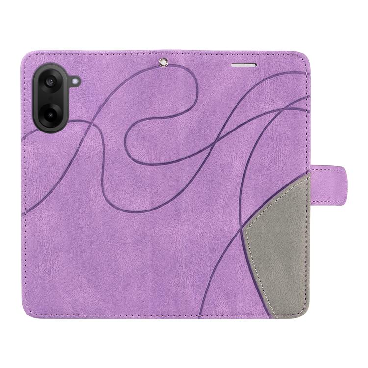 For OnePlus Nord CE5 Dual-color Splicing Flip Leather Phone Case