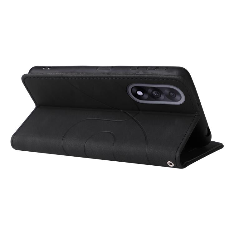 For OnePlus Ace 5 Ultra Dual-color Splicing Flip Leather Phone Case