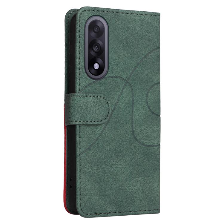 For OnePlus Ace 5 Ultra Dual-color Splicing Flip Leather Phone Case