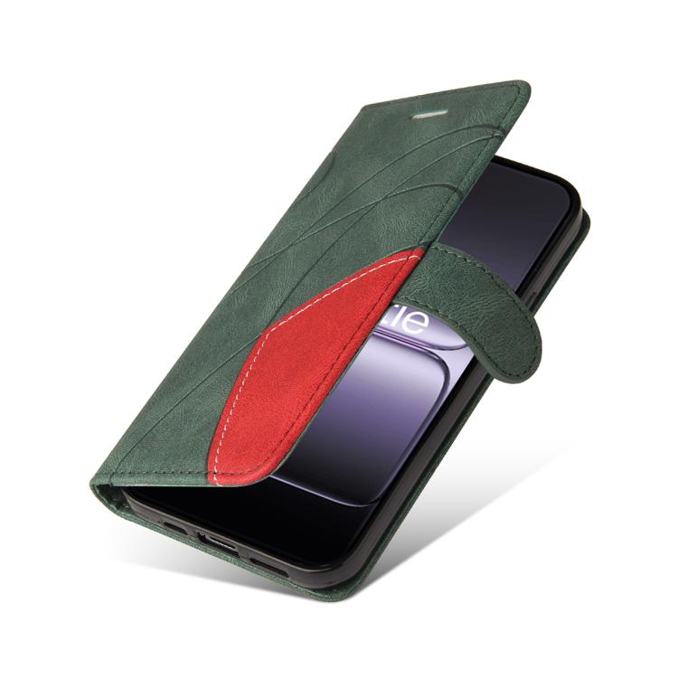 For OnePlus Ace 5 Ultra Dual-color Splicing Flip Leather Phone Case