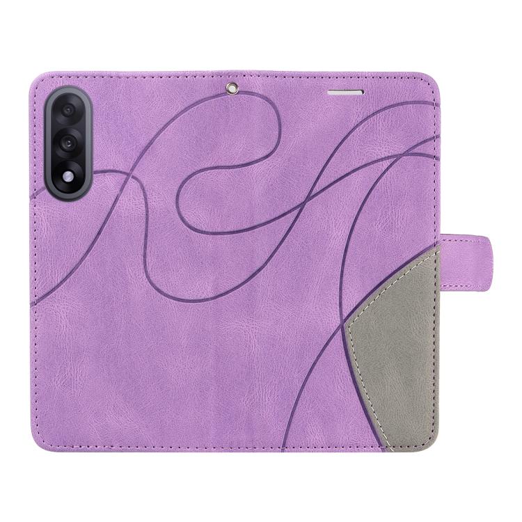 For OnePlus Ace 5 Ultra Dual-color Splicing Flip Leather Phone Case