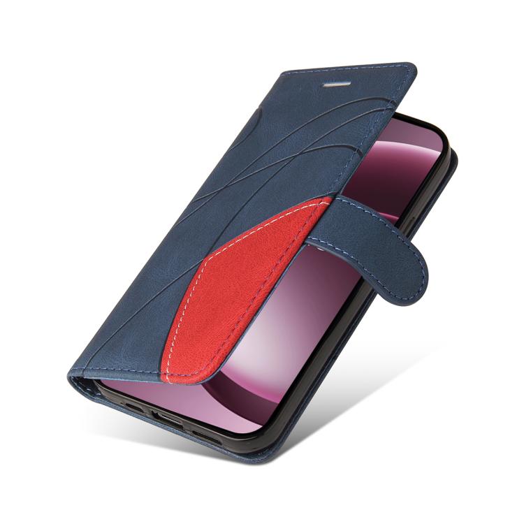 For OnePlus 15 Dual-color Splicing Flip Leather Phone Case