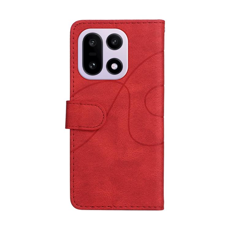 For OnePlus 15 Dual-color Splicing Flip Leather Phone Case