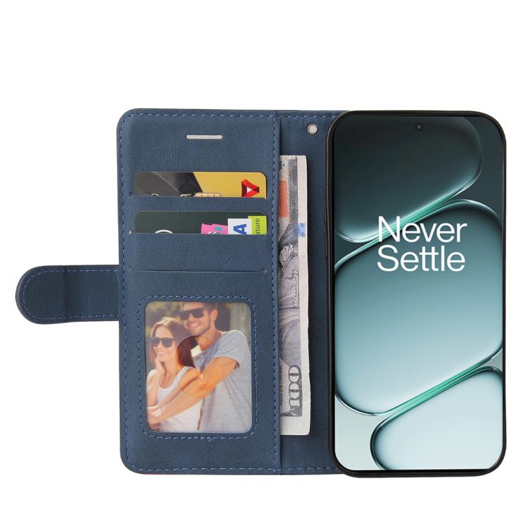 For OnePlus Ace 6 5G Dual-color Splicing Flip Leather Phone Case
