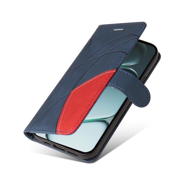 For OnePlus Ace 6 5G Dual-color Splicing Flip Leather Phone Case