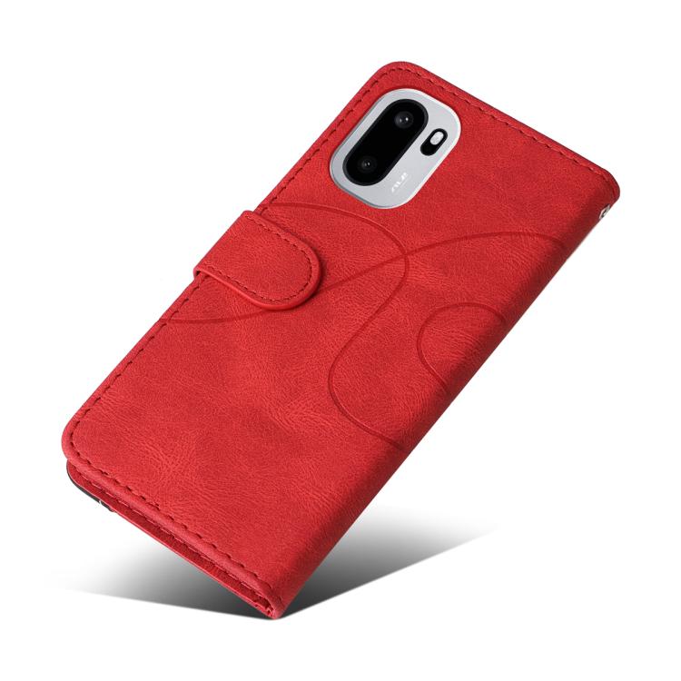 For OnePlus Ace 6 5G Dual-color Splicing Flip Leather Phone Case