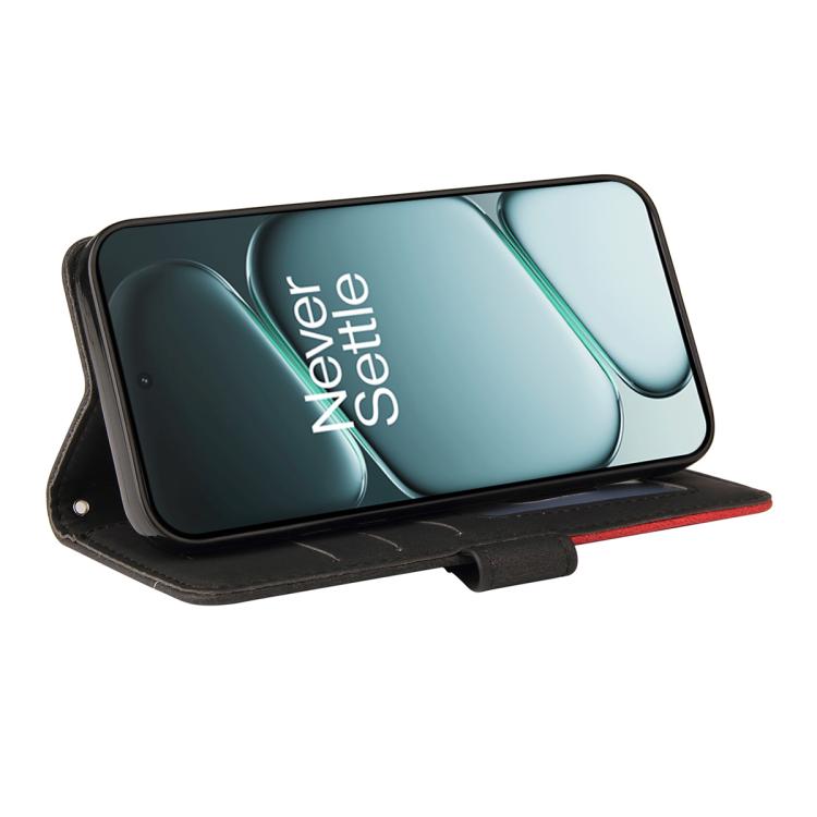 For OnePlus Ace 6 5G Dual-color Splicing Flip Leather Phone Case