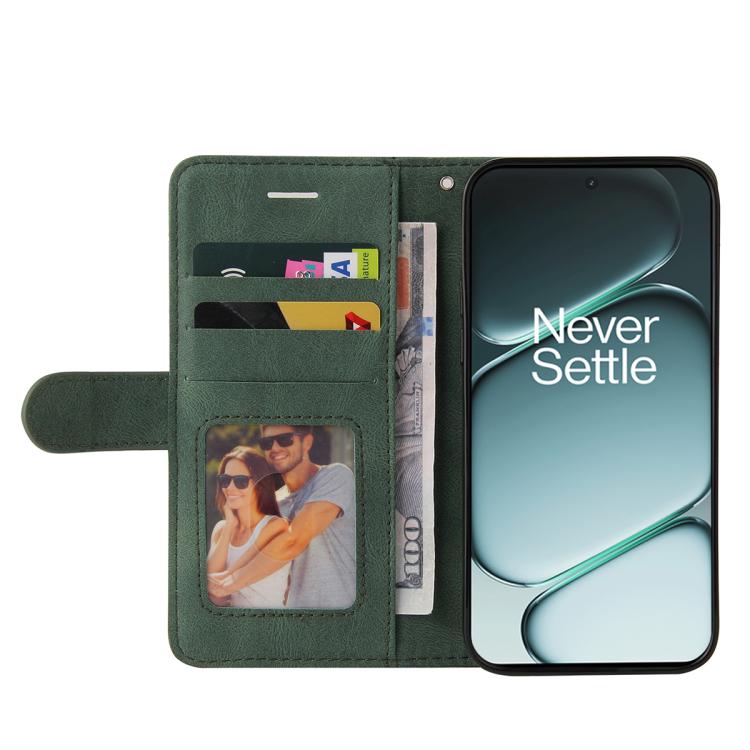 For OnePlus Ace 6 5G Dual-color Splicing Flip Leather Phone Case