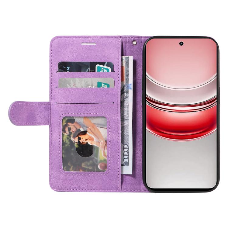 For Realme 14x 5G Dual-color Splicing Flip Leather Phone Case