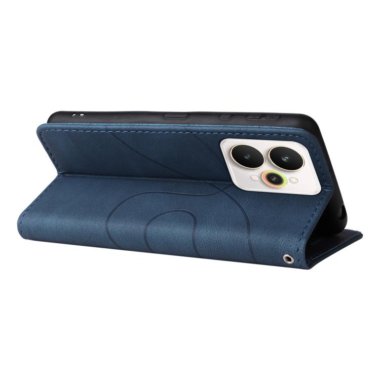 For Realme 15 5G Dual-color Splicing Flip Leather Phone Case